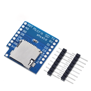 D1 mini MicroSD Shield Front