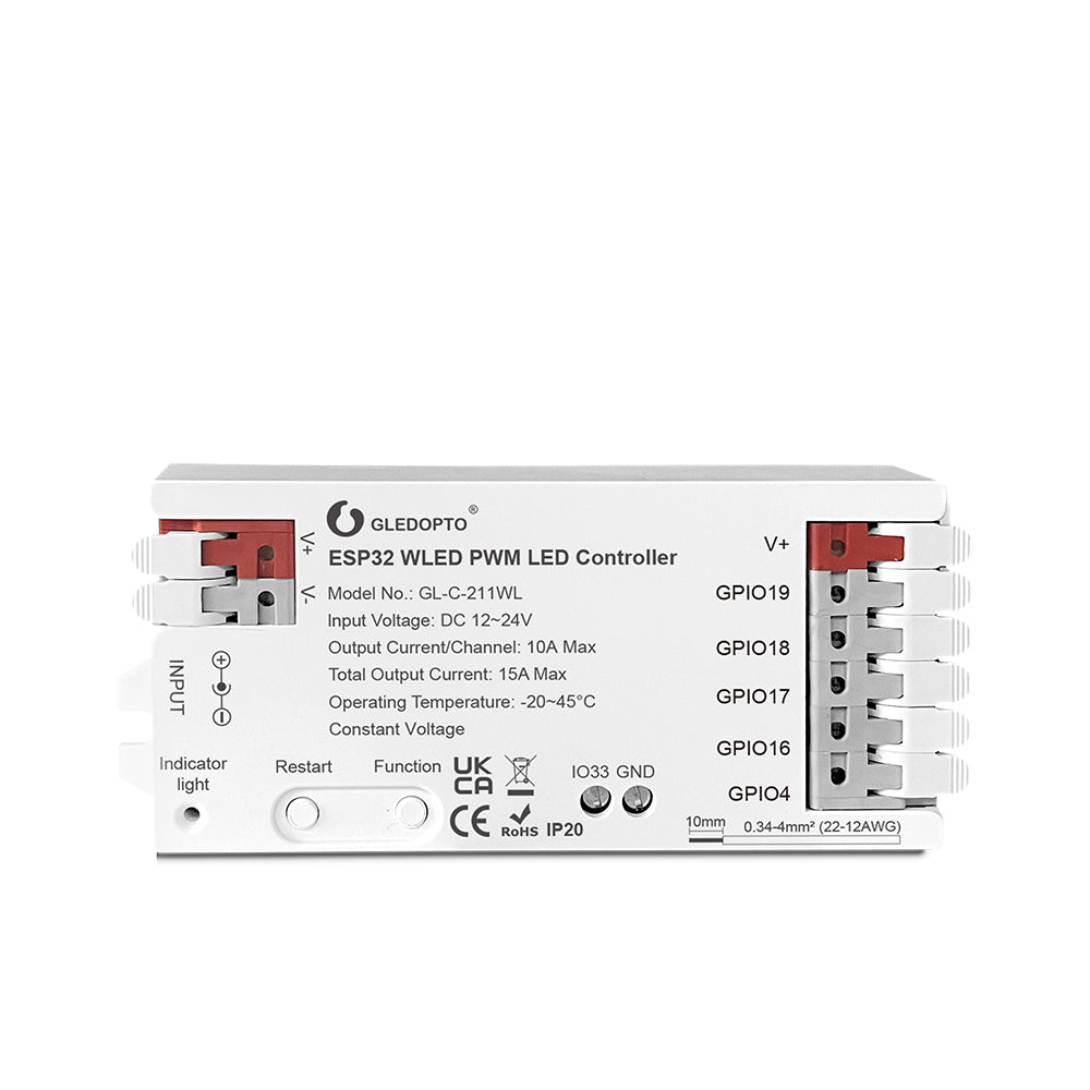 ESP32 WLED PWM LED Controller