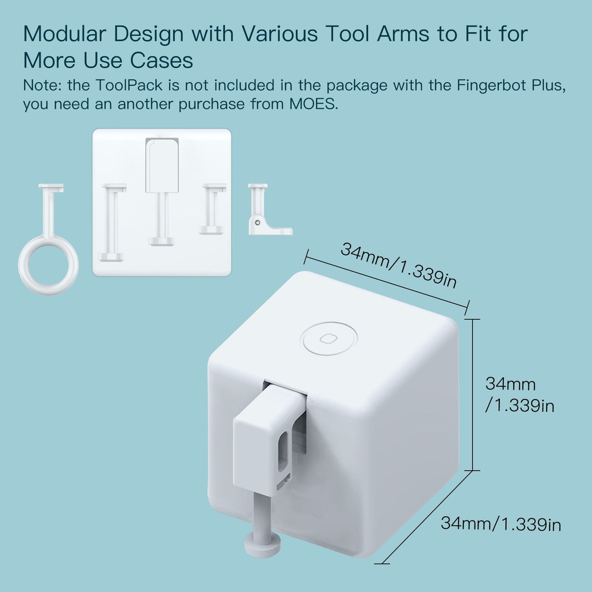 Moes Zigbee Smart Fingerbot Plus
