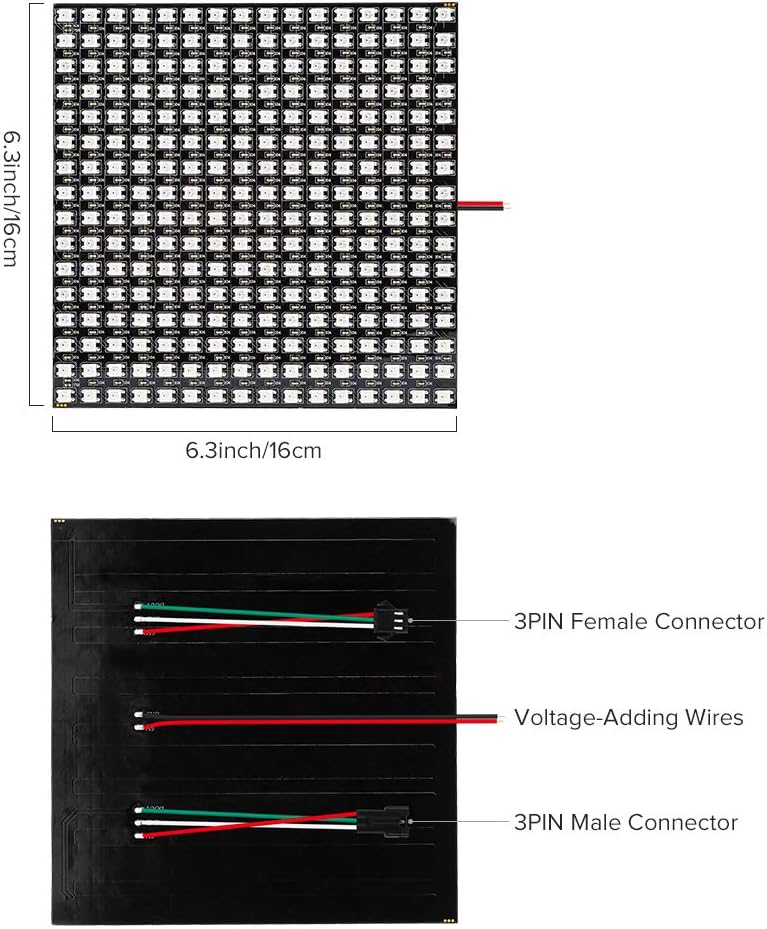 5V WS2812B Flexible LED Matrix
