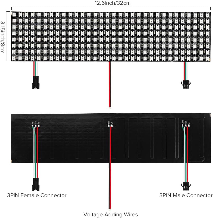 5V WS2812B Flexible LED Matrix