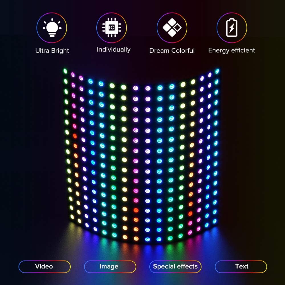 5V WS2812B Flexible LED Matrix
