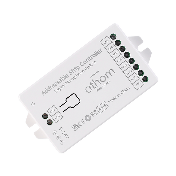 WLED ESP32 Dual Addressable Controller Sound Reactive