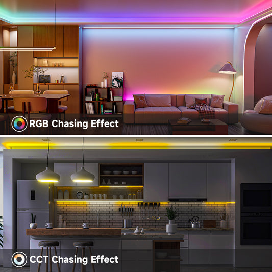 FCOB 24V RGBCCT Addressable SPI LED Strip