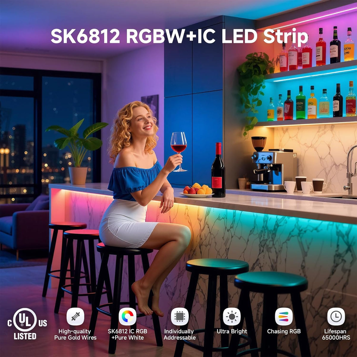 SK6812 Addressable RGBW  Strip 5V