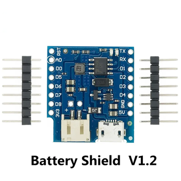 Battery Shield v1.2 (D1 Mini)