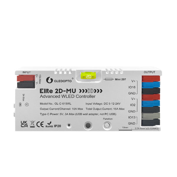 Elite 2D-MU WLED Addressable Controller