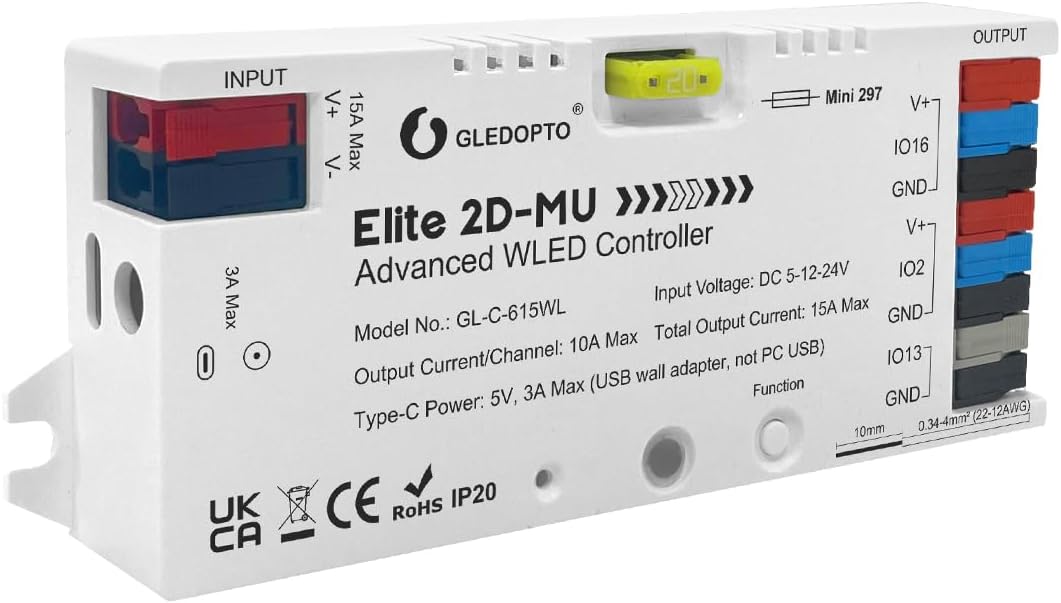 Elite 2D-MU WLED Addressable Controller