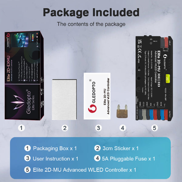 Elite 2D-MU WLED Addressable Controller