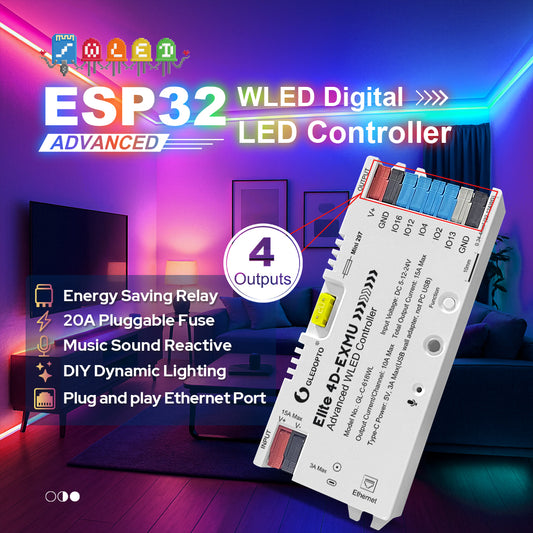 Elite 4D-EXMU WLED Addressable Controller