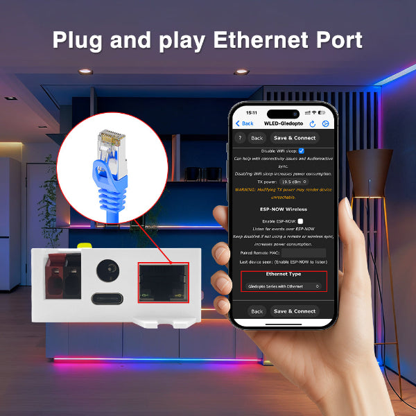 Elite 4D-EXMU WLED Addressable Controller