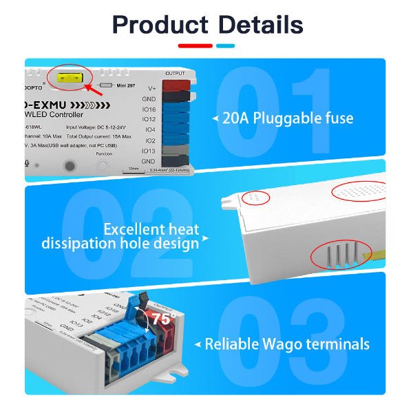 Elite 4D-EXMU WLED Addressable Controller
