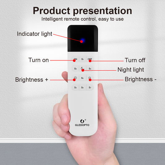 Gledopto WLED WiFi Remote Control 12 Keys