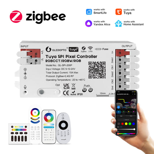 Zigbee Tuya SPI Pixel Controller