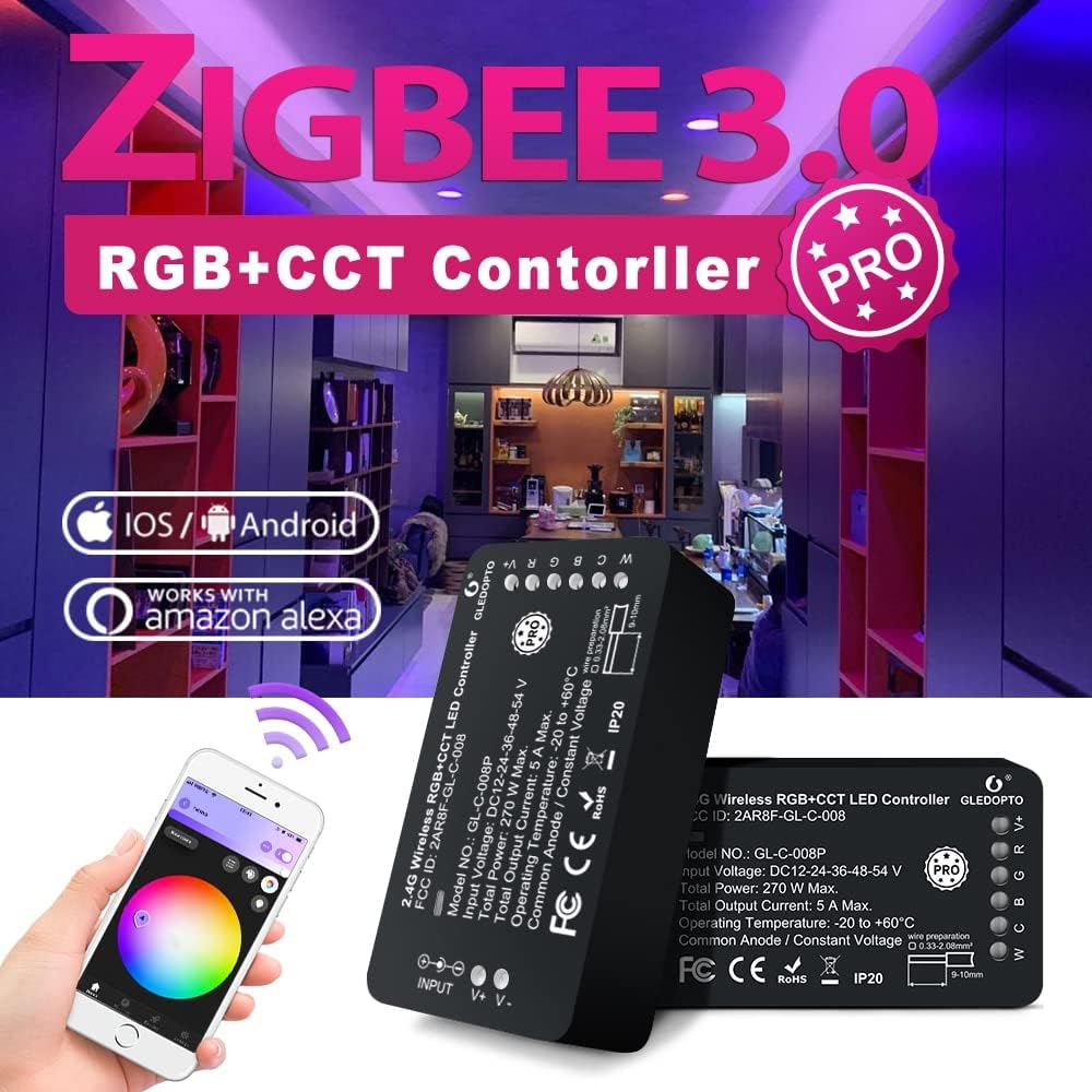 Zigbee Pro RGBCCT LED Controller