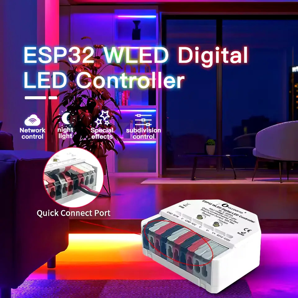 ESP32 WLED Mini LED Controller