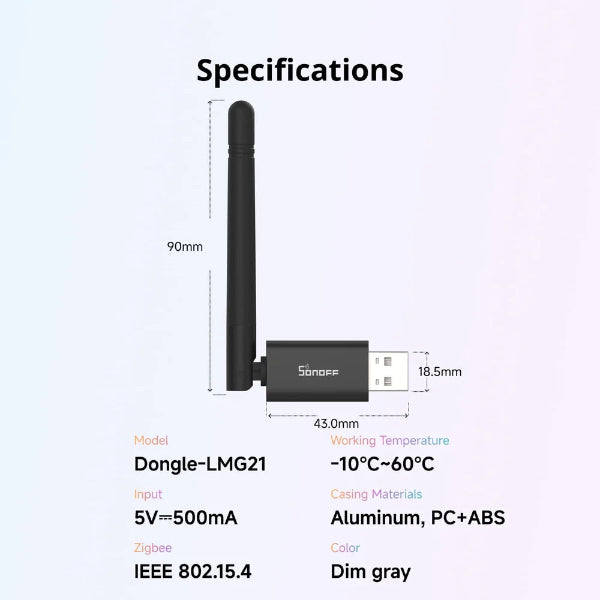 SONOFF Zigbee/Thread USB Dongle Lite MG21