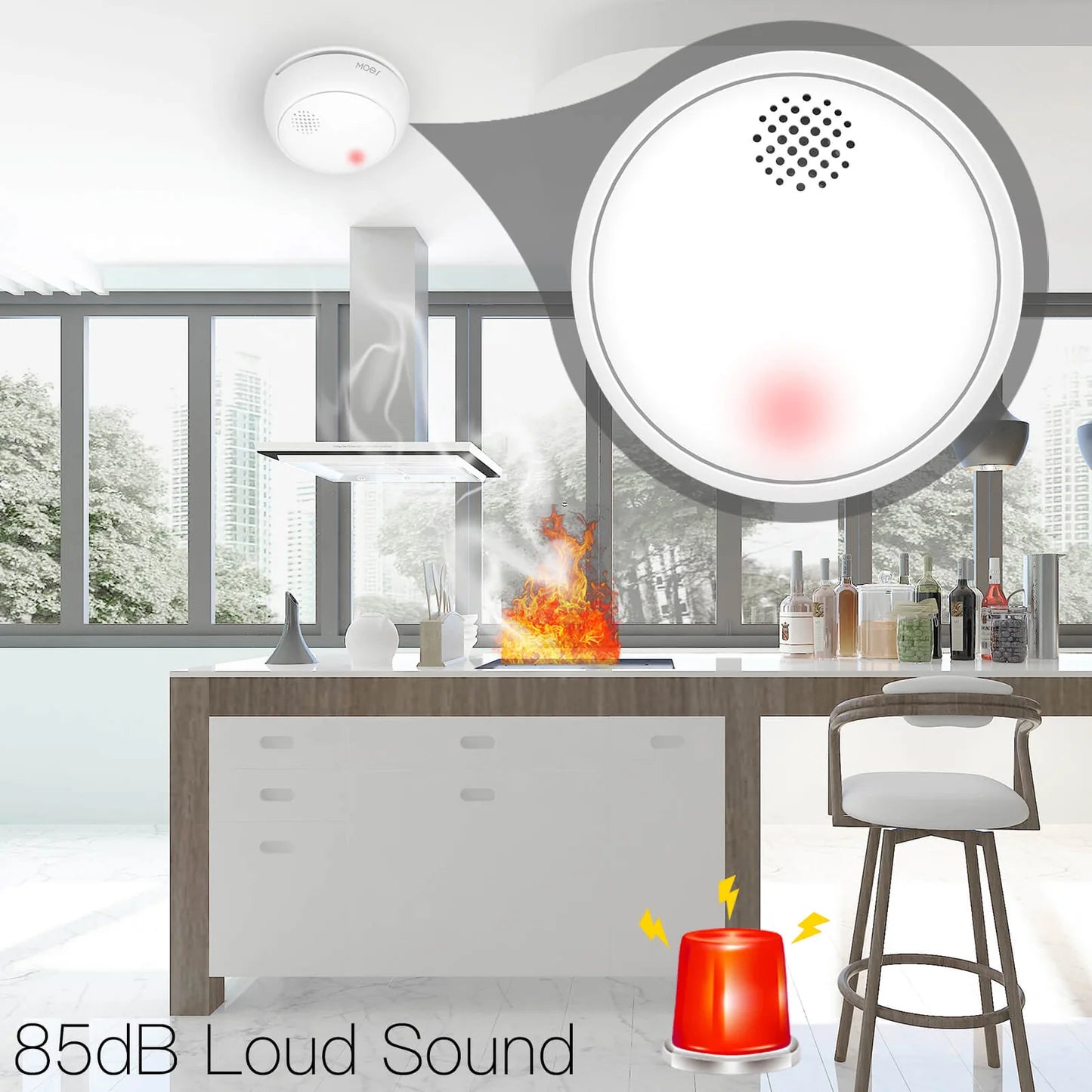 Moes Zigbee Smoke Alarm
