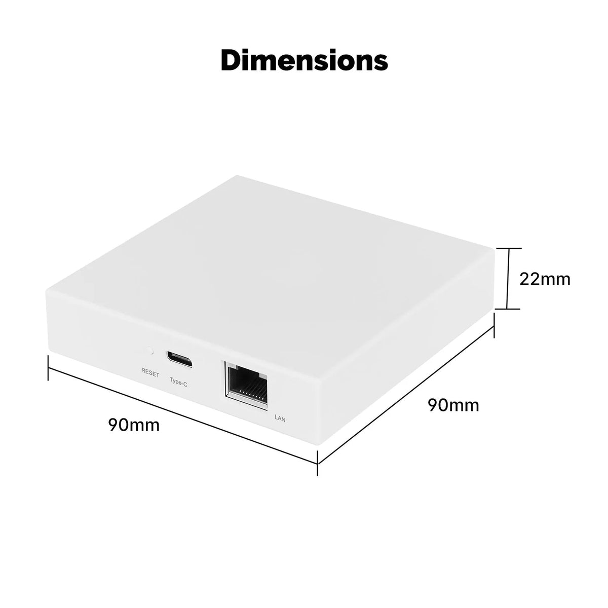 Moes Tuya Wired Zigbee Matter Thread Gateway