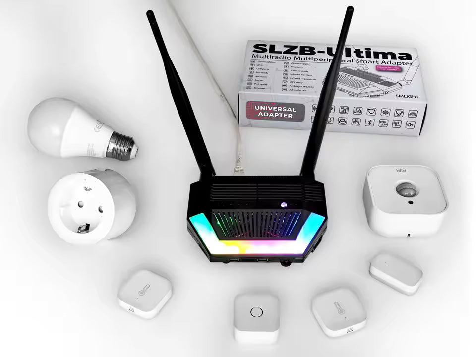 SMLIGHT – SLZB-06 - Zigbee 3.0 à Ethernet,USB, WiFi gateway, coordonné avec PoE, fonctionne avec