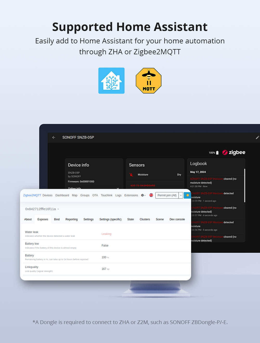 Sonoff Zigbee Leak Detector