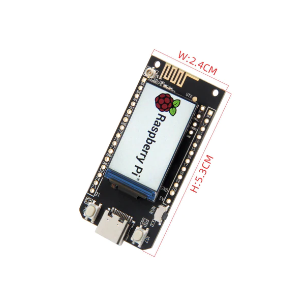 T-PicoC3 front view and dimensions