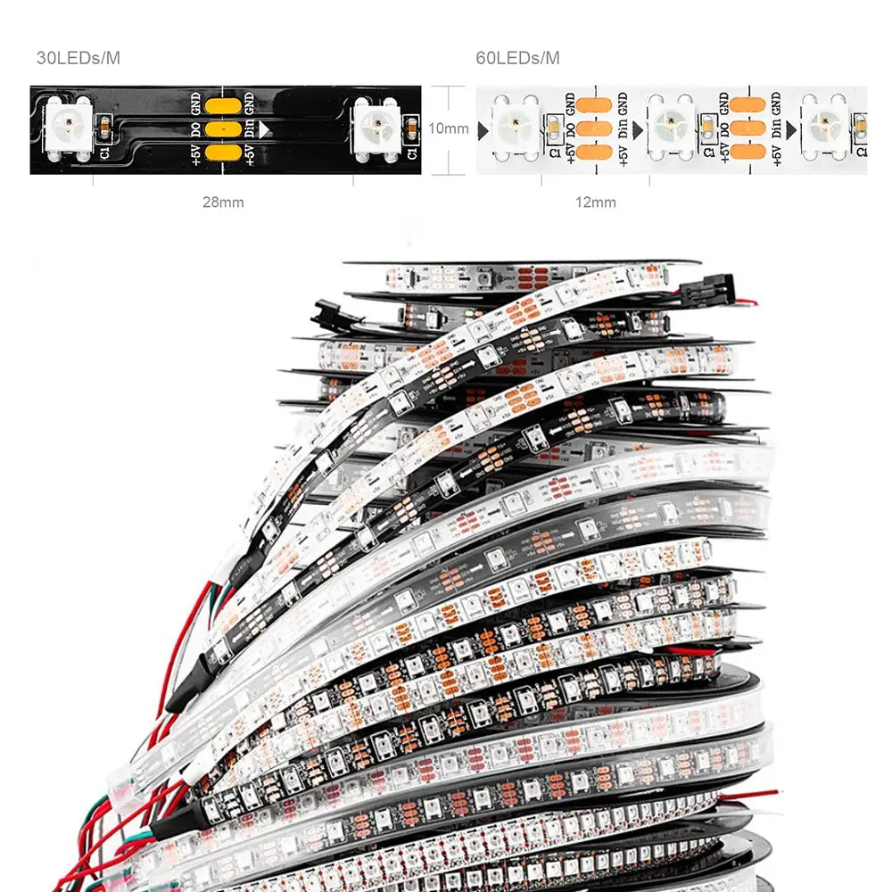 5v Addressable Rgb Addressable RGB Strip WS2812B 5V