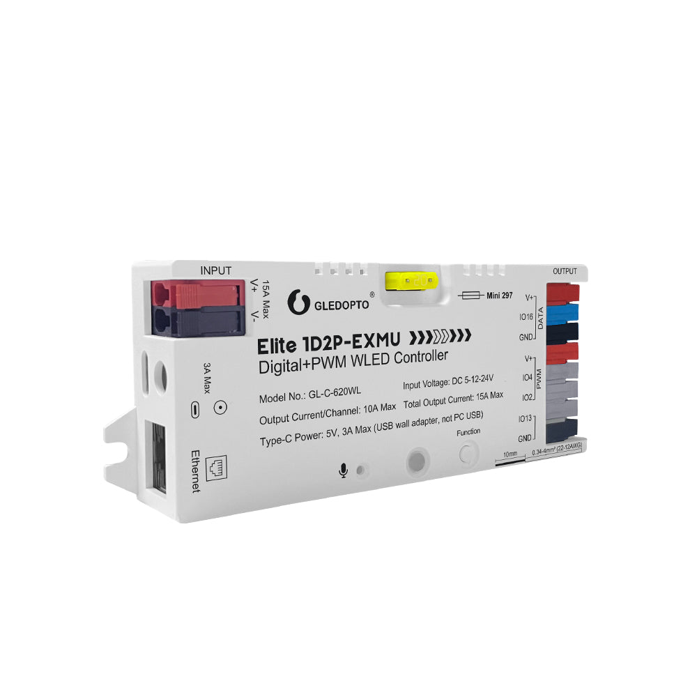 Elite 1D2P-EXMU WLED Addressable Controller Ethernet