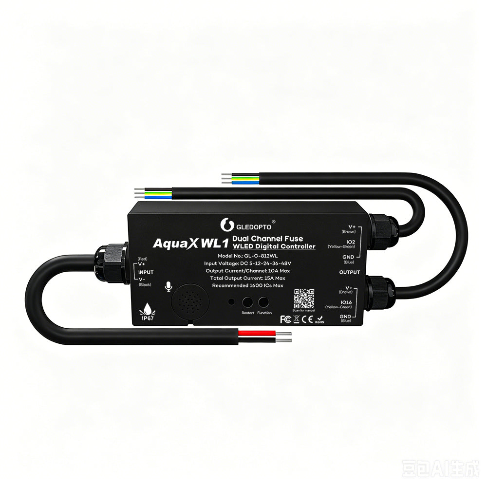 AquaX Dual Channel WLED Controller IP67
