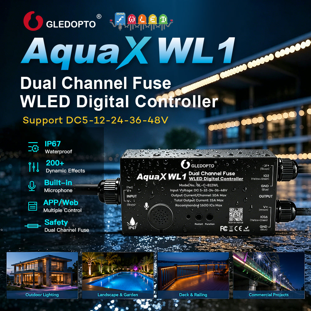 AquaX Dual Channel WLED Controller IP67