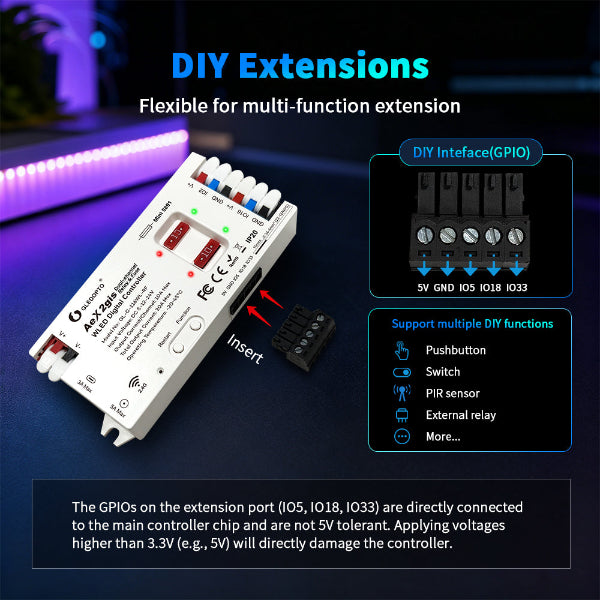 AeX2gis Dual-Channel WLED Controller