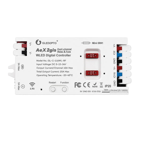 AeX2gis Dual-Channel WLED Controller