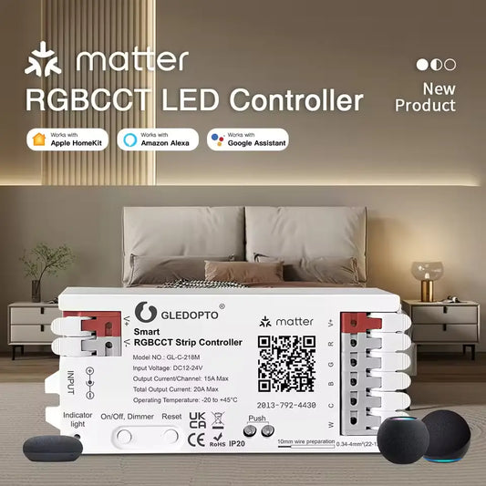 Smart RGBCCT Matter LED Controller