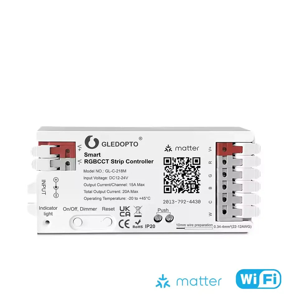 Smart RGBCCT Matter LED Controller