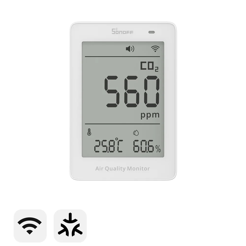 Sonoff AirGuard CO2 Matter Over Wi-Fi Air Quality Monitor