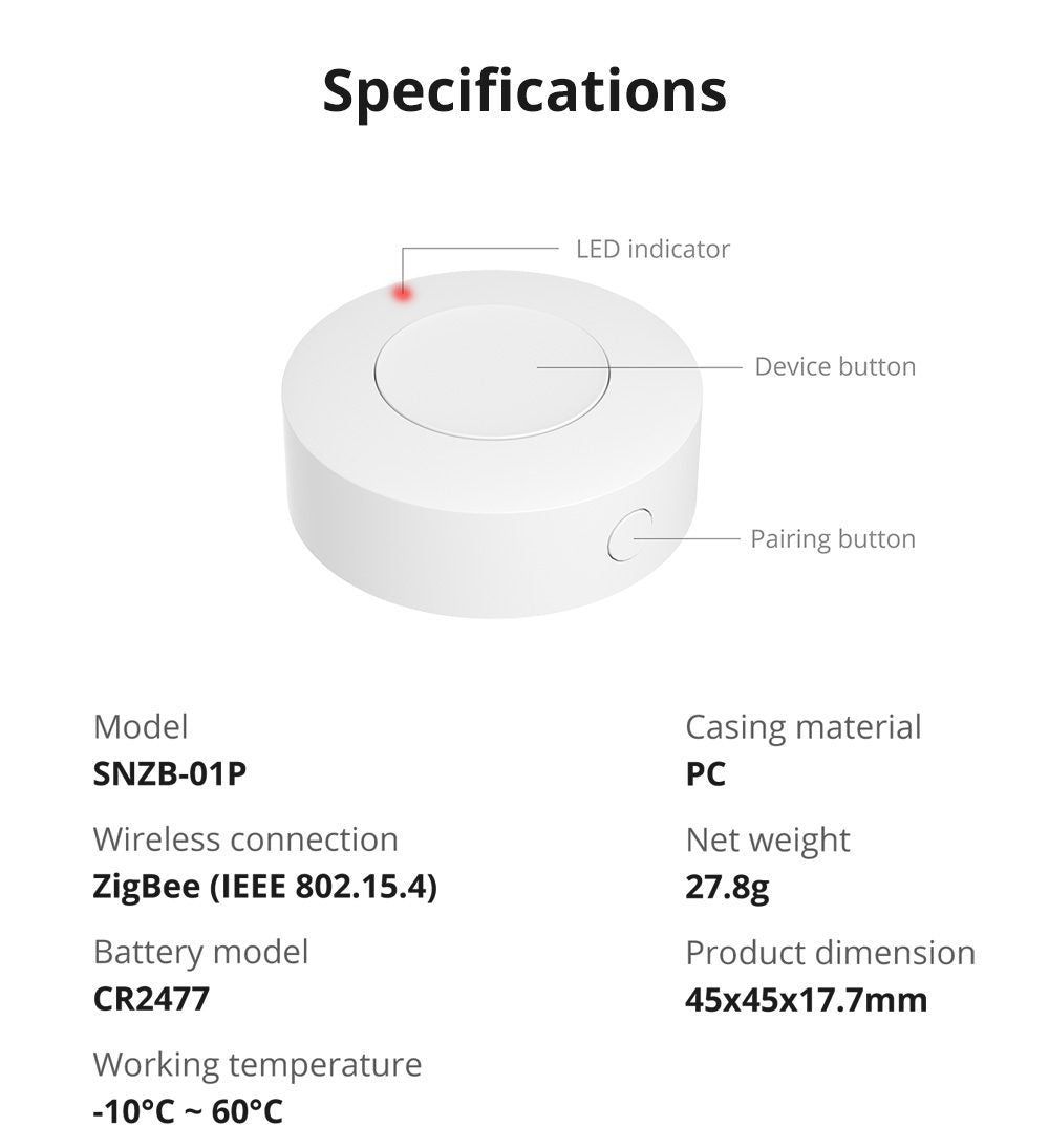 Sonoff Zigbee Wireless Switch