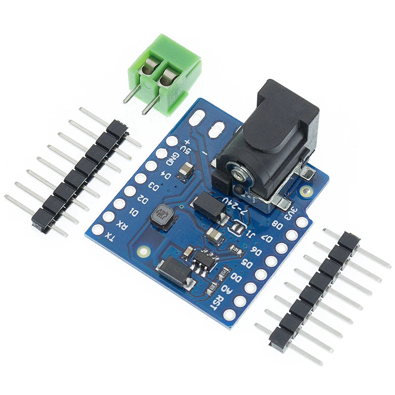 dc power shield for wemos D1 mini contents