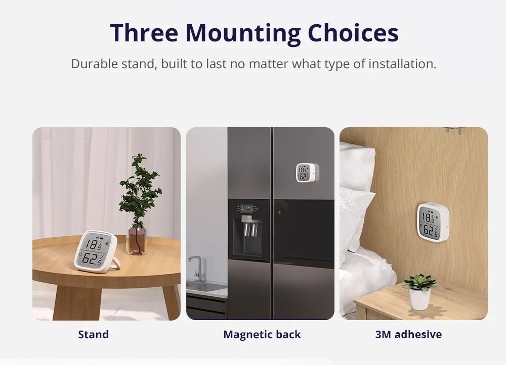 Sonoff SNZB-02D mounting options